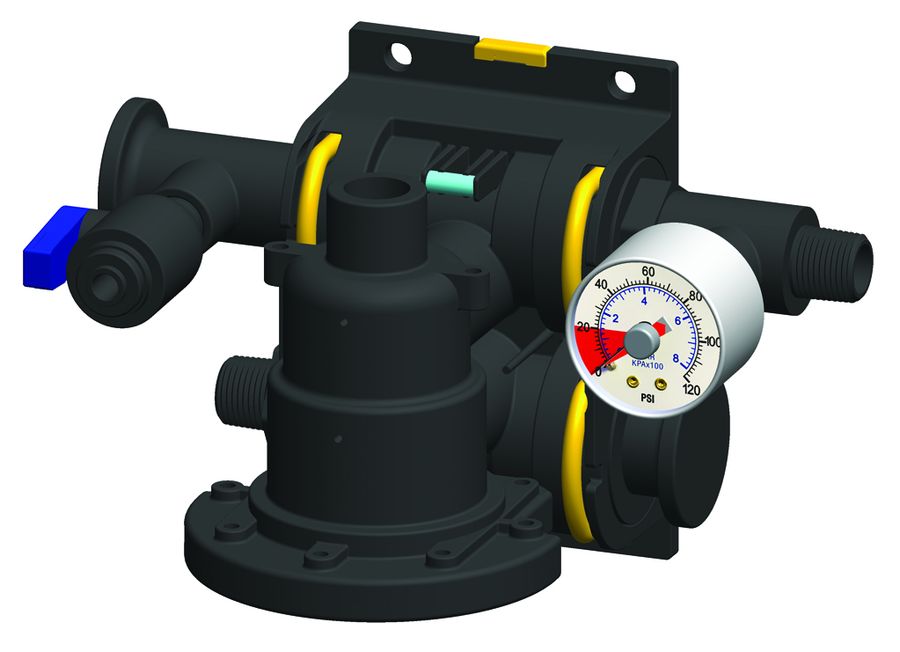 Aquamor BGX-C Single filter manifold, part number 105211