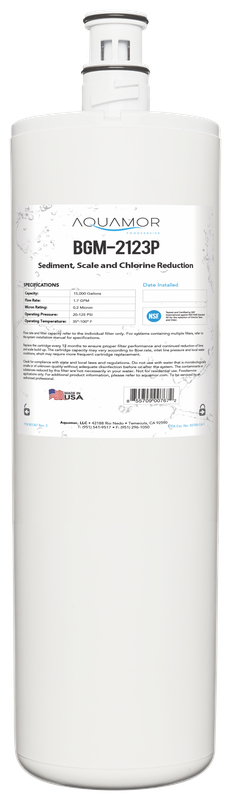 Aquamor BGM-2100N foodservice filter cartridge