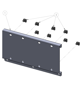 306206 back-mount mounting bracket