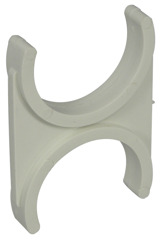 PPC-208W Dual Mounting Clip White